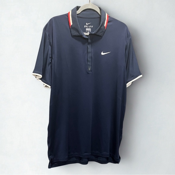 Nike Other - 2 for $28 - BUNDLE - Nike Men's Dri- Fit Navy Blue Polo Size XL